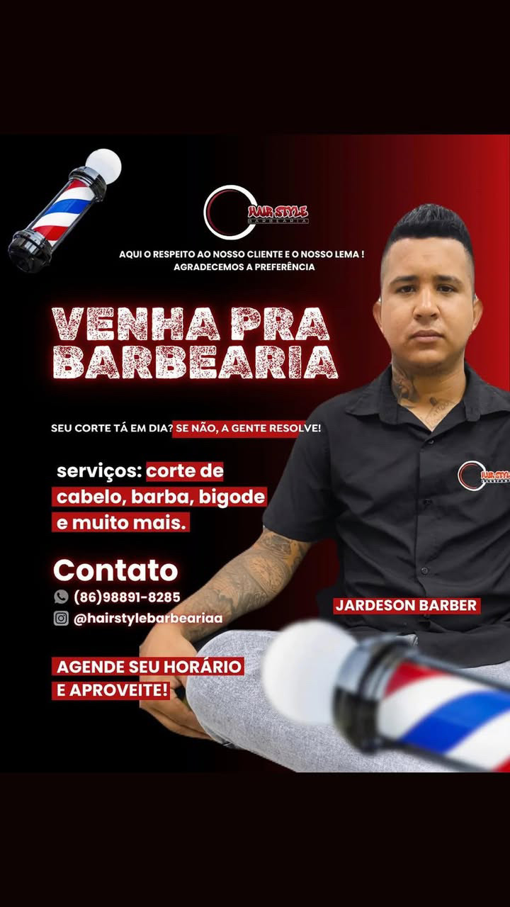 Jardeson Barber — barbeiro da Hair Style Barbearia